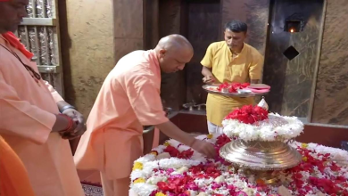 Photo of मुख्यमंत्री योगी ने  देवीपाटन मंदिर पहुंचकर की पूजा-अर्चना