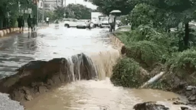 Photo of झमाझम बारिश में खुली लखनऊ नगर निगम की पोल: