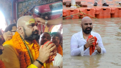 Photo of बिहार के उप मुख्यमंत्री ने सरयू तट से राम मंदिर तक की पदयात्रा