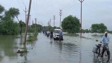 Photo of प्रयागराज में गंगा-यमुना उफान पर, राहत और बचाव में जुटी फोर्स